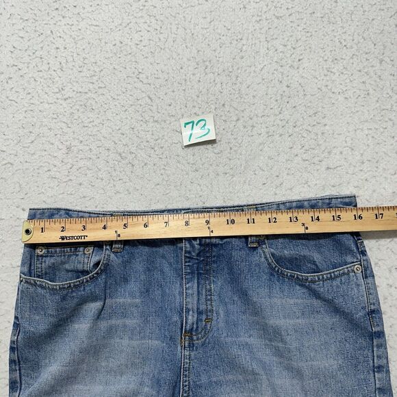 Ann Taylor LOFT Women's 8 Mid Rise Straight Leg Denim Jeans Light Blue 32x26 - Picture 10 of 13